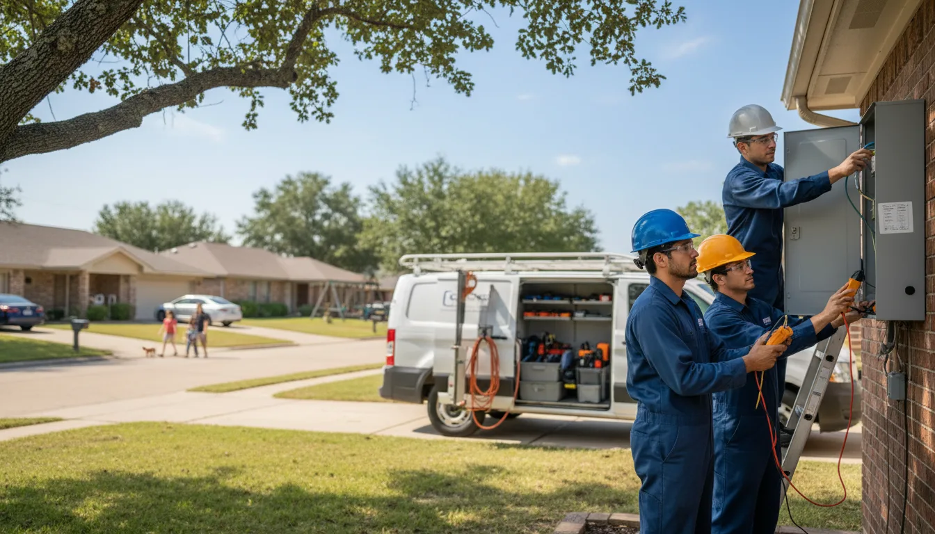Certified electrician providing emergency electrical services in Dalhart, TX